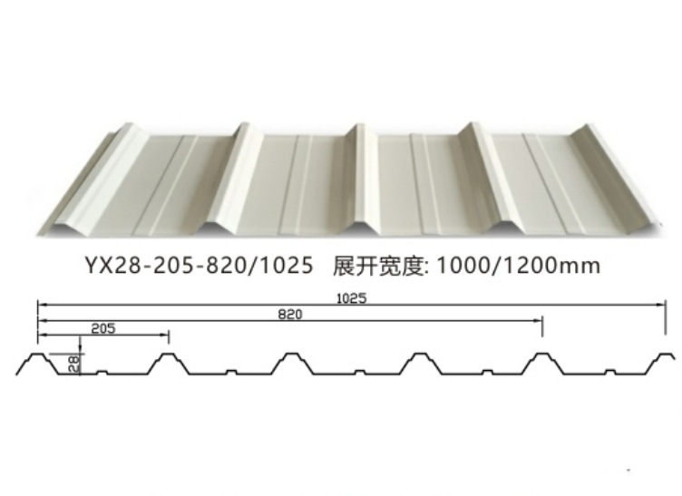YX28-205-820/1025型彩钢板