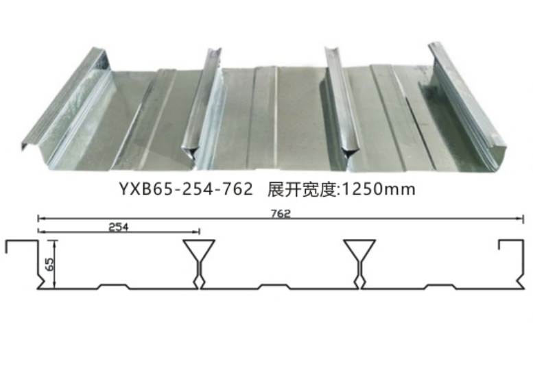 YXB65-254-762型闭口楼承板